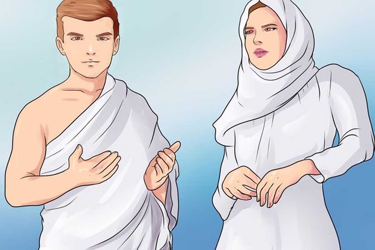 cara memakai kain ihram