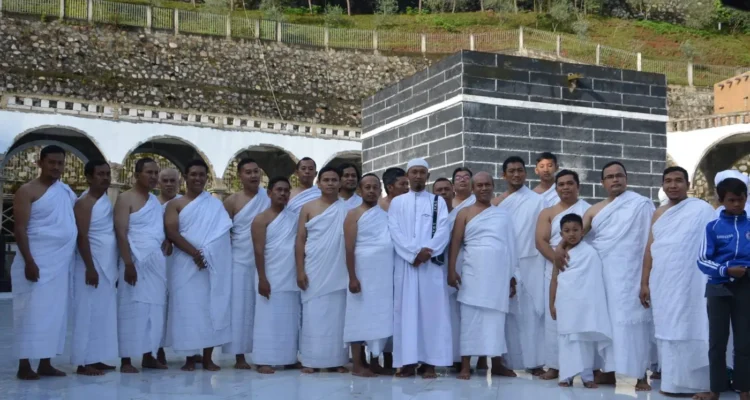 cara memakai kain ihram