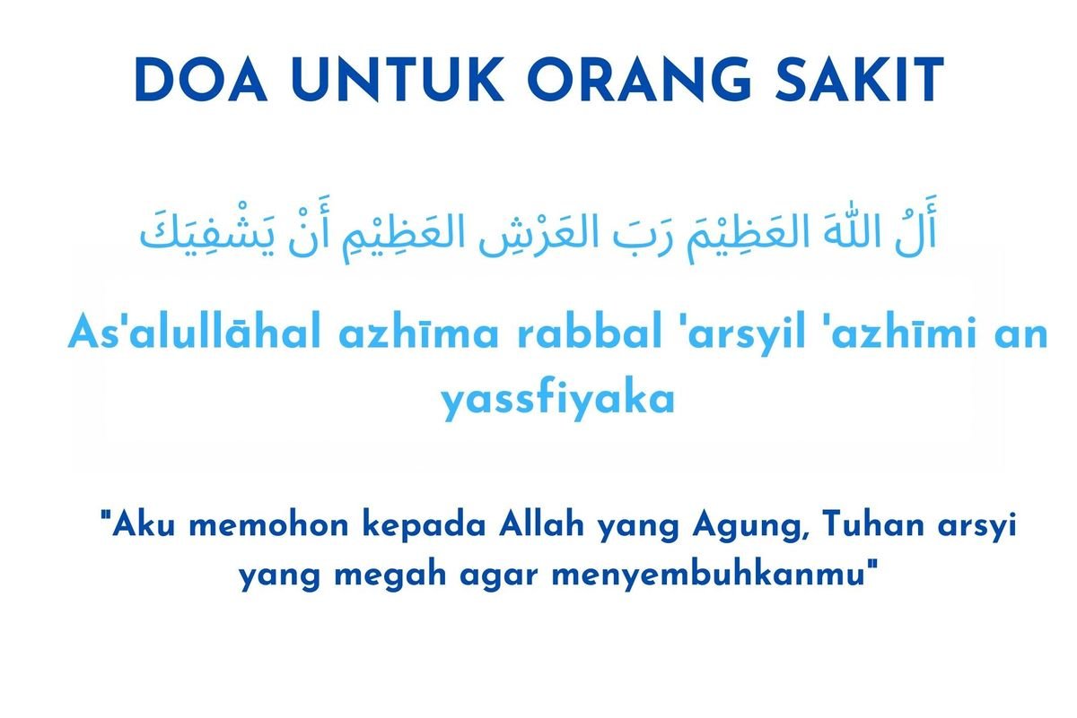 Doa Orang Sakit yang Menenangkan Hati dan Menguatkan Ikhtiar