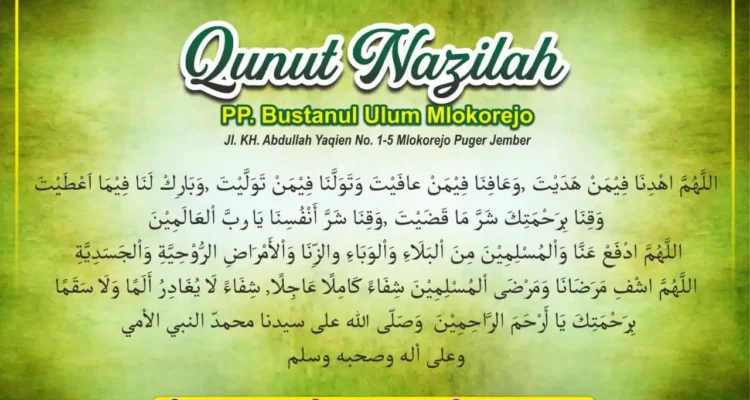 Qunut Nazilah, Doa Khusus Saat Umat Islam Menghadapi Musibah Besar